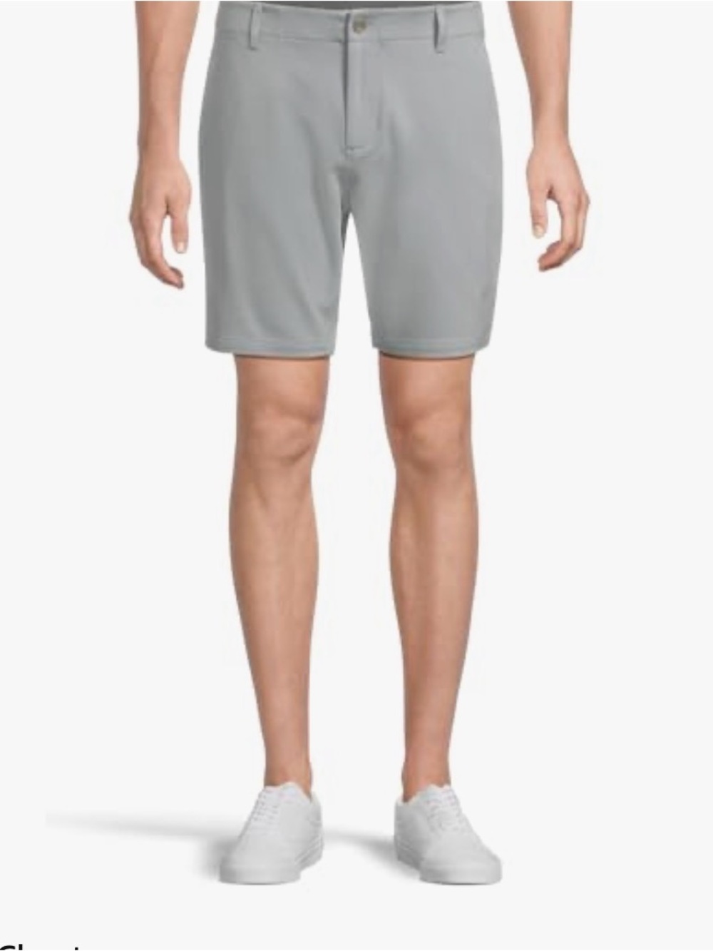 NWT PAIGE Rickson Transcend Knit Men's Trouser Shorts Moon Shadow Grey Size 32